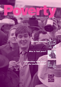 Cover image of CPAG publication Poverty 